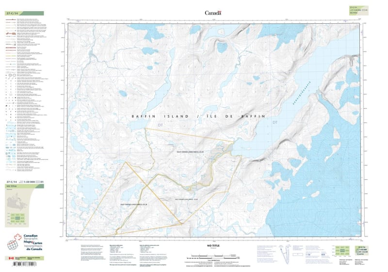 027C14 - NO TITLE - Topographic Map