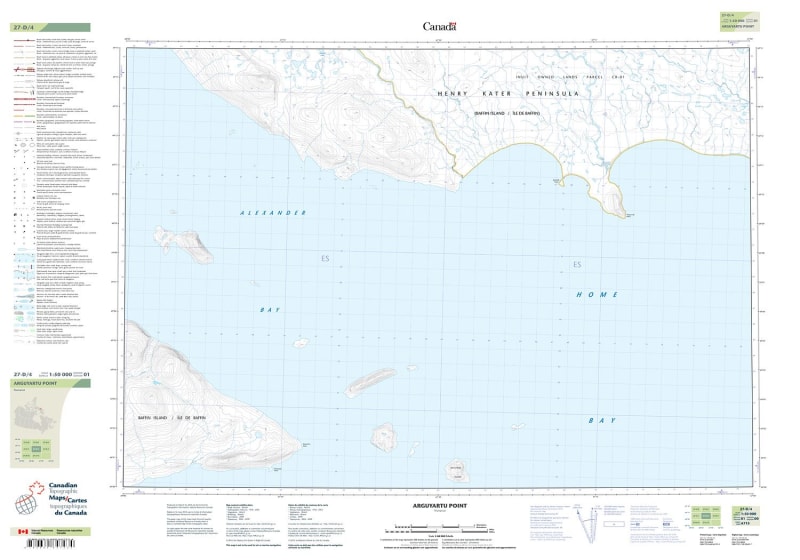 027D04 - ARGUYARTU POINT - Topographic Map