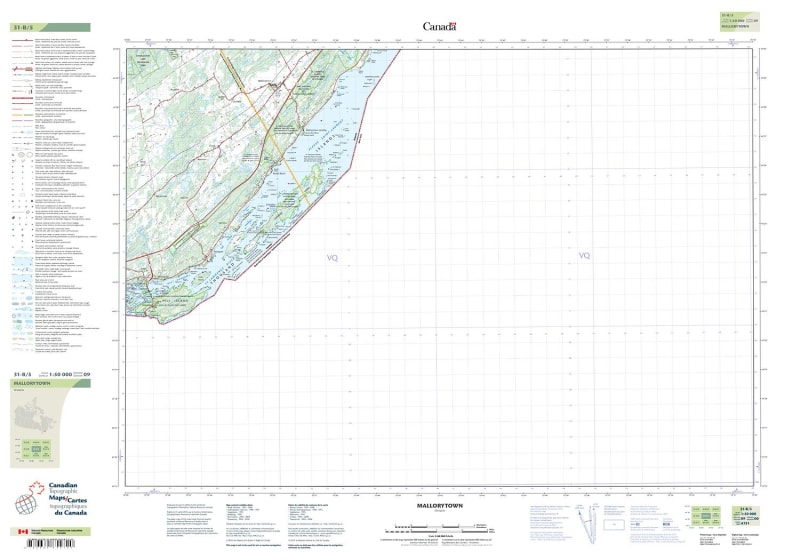 031B05 - MALLORYTOWN - Topographic Map
