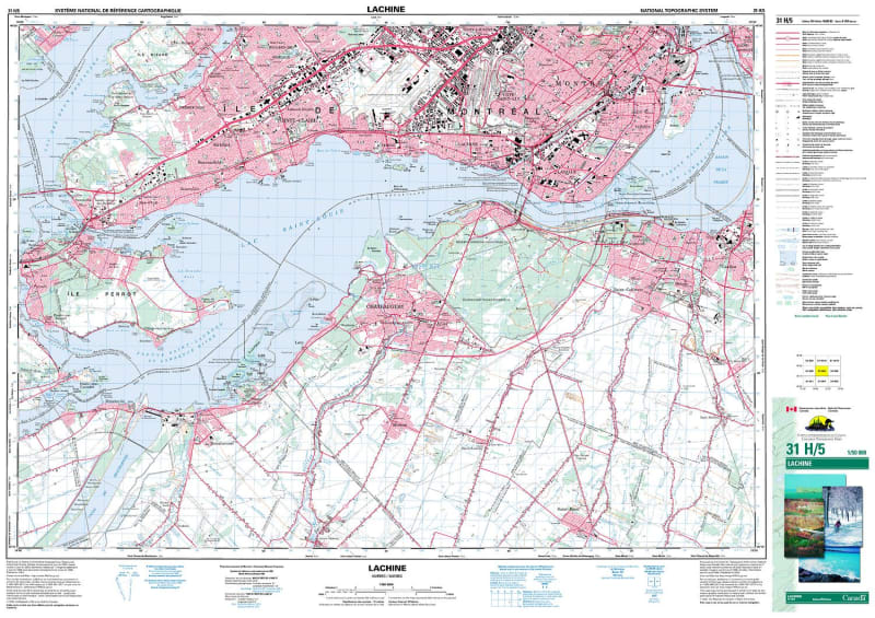 031H05 - LACHINE - Topographic Map