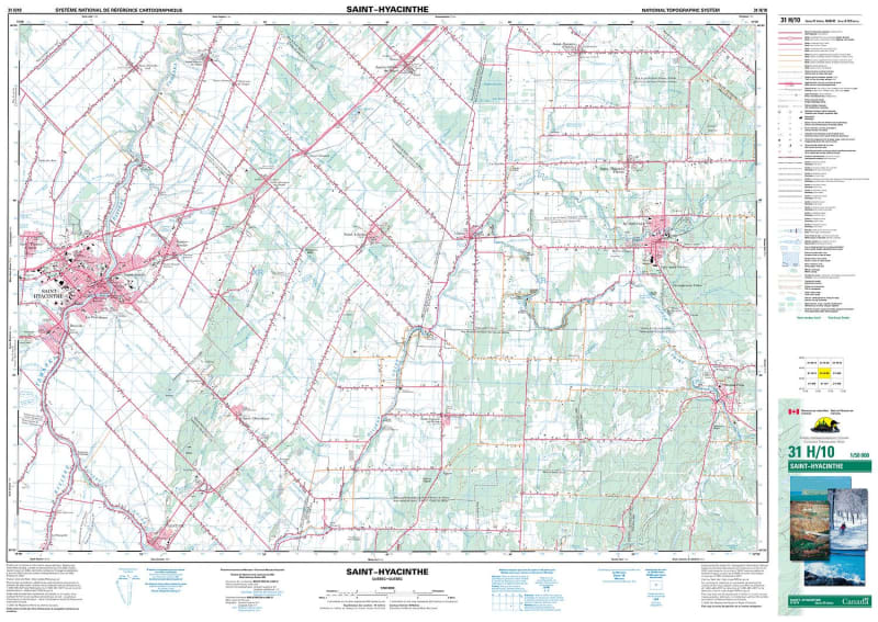 031H10 - SAINT-HYACINTHE - Topographic Map
