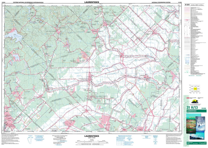031H13 - LAURENTIDES - Topographic Map