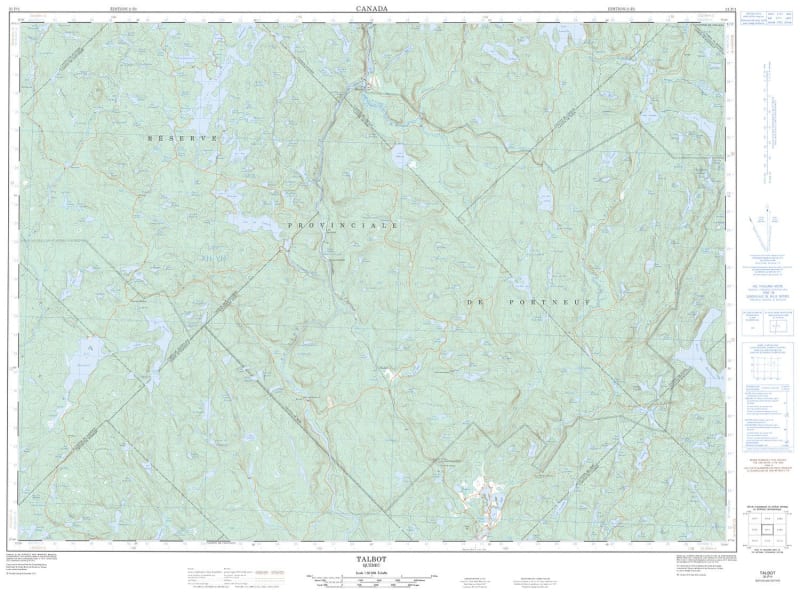 031P01 - TALBOT - Topographic Map