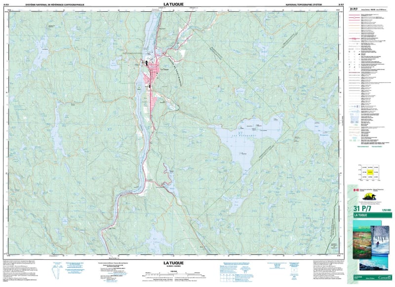 031P07 - LA TUQUE - Topographic Map
