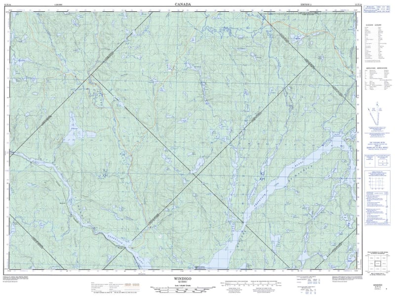 031P14 - WINDIGO - Topographic Map