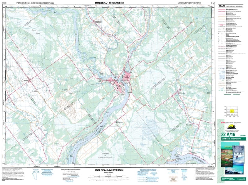 032A16 - DOLBEAU - Topographic Map