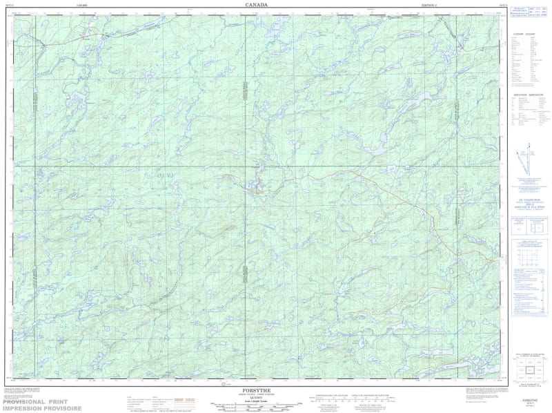 032C01 - FORSYTHE - Topographic Map