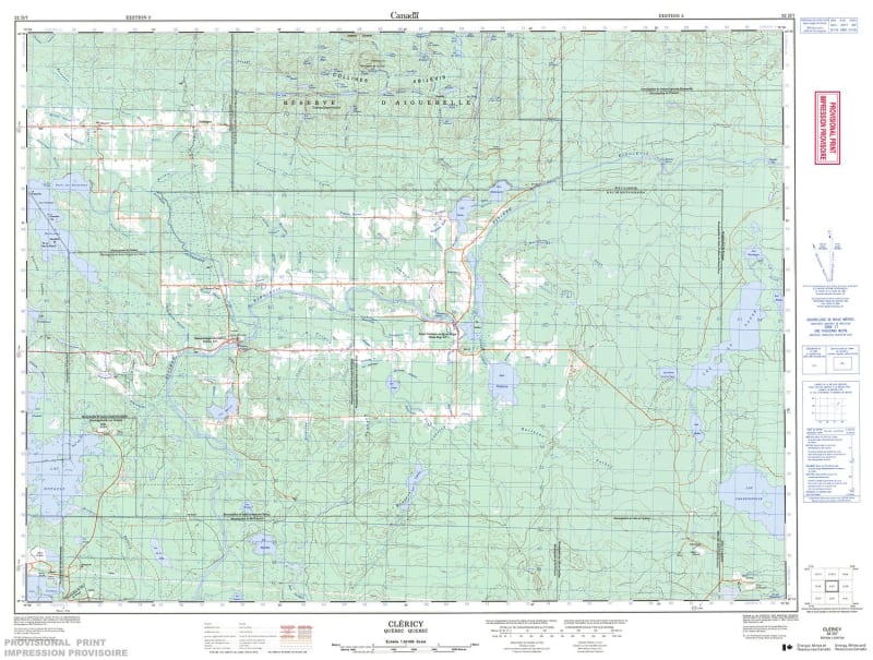 032D07 - CLERICY - Topographic Map