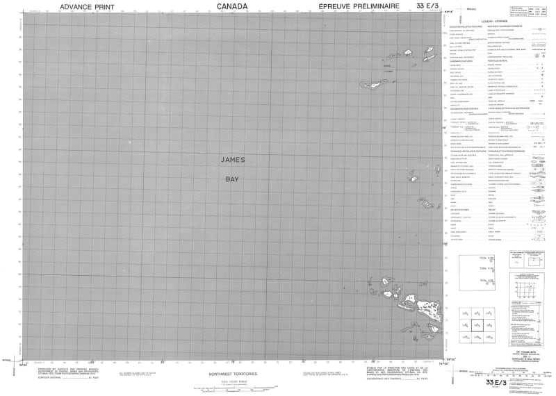 033E03 - NO TITLE - Topographic Map