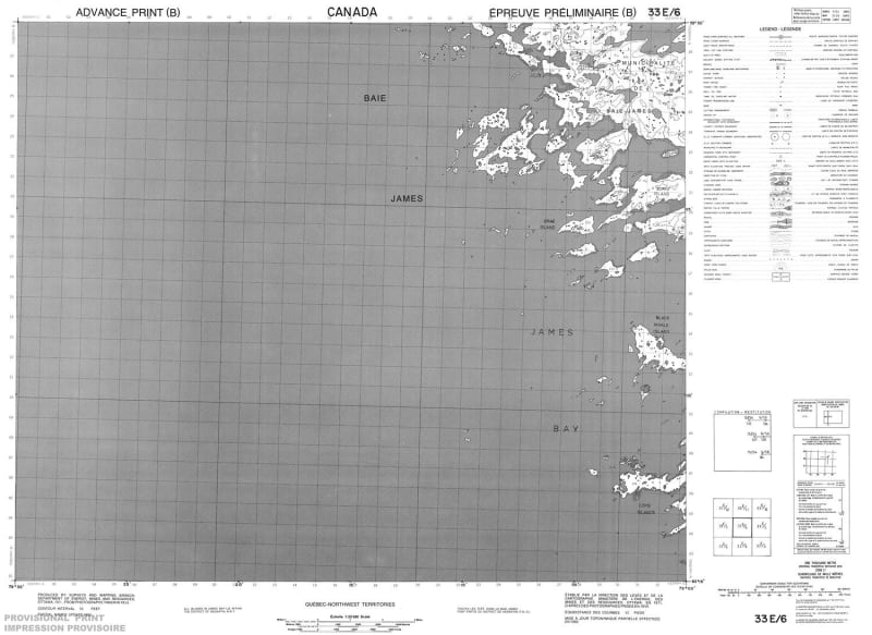033E06 - NO TITLE - Topographic Map