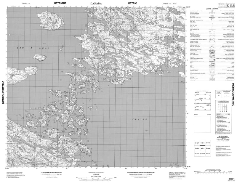 034B01 - NO TITLE - Topographic Map