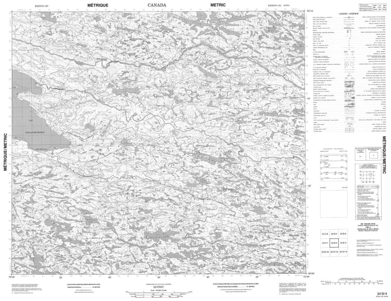034B04 - NO TITLE - Topographic Map