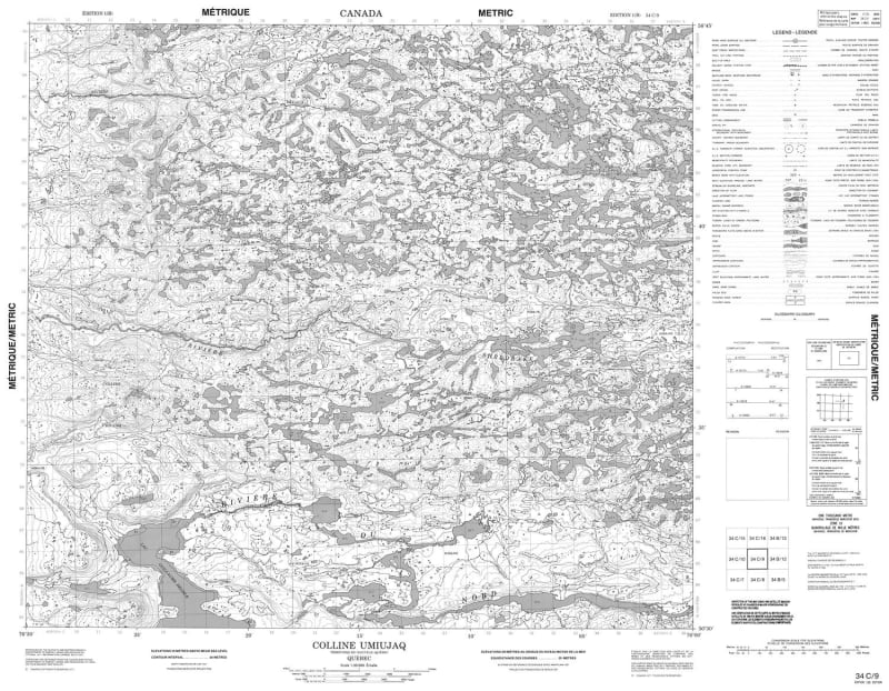 034C09 - COLLINE UMIUJAQ - Topographic Map