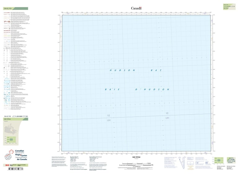 034C13 - NO TITLE - Topographic Map