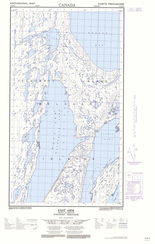 034D06E - EAST ARM - Topographic Map