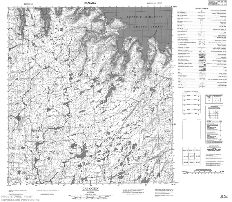 035K07 - CAP GOBIN - Topographic Map