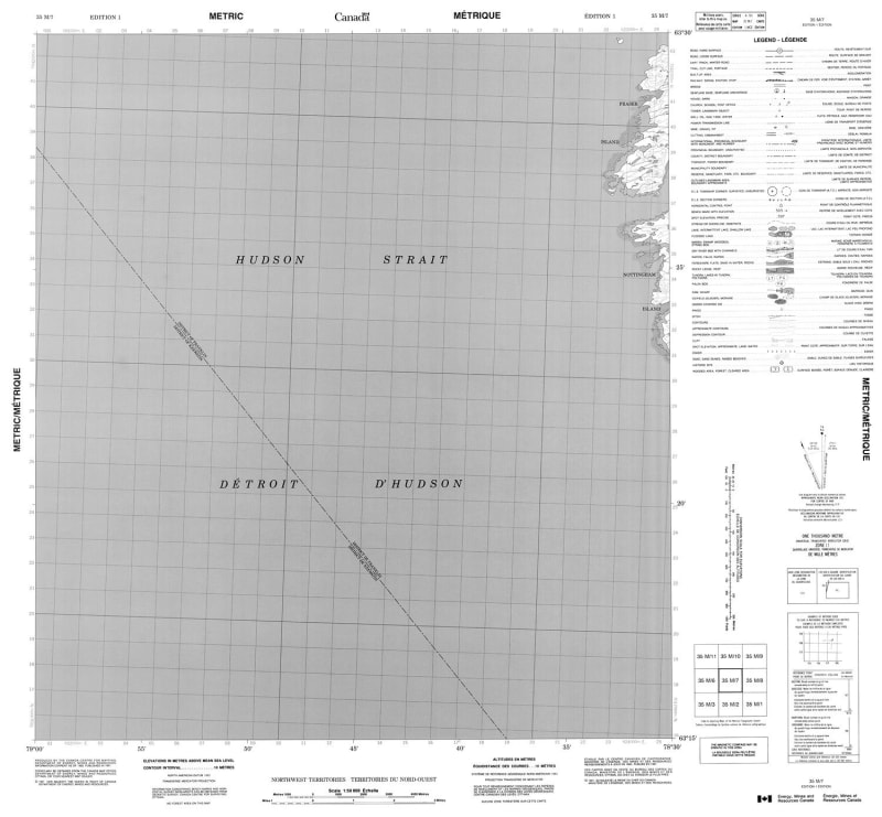 035M07 - NO TITLE - Topographic Map