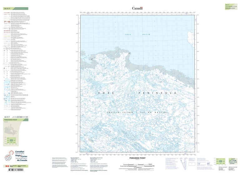 036F07 - PEREGRINE POINT - Topographic Map