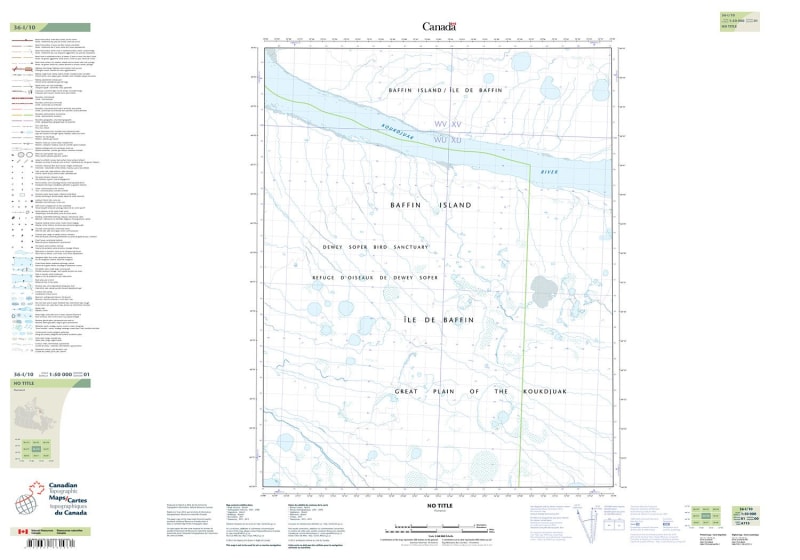 036I10 - NO TITLE - Topographic Map
