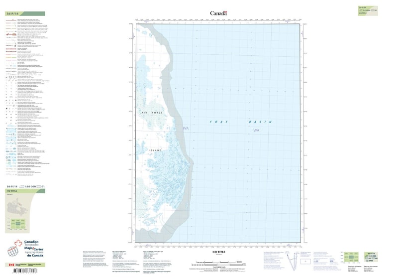 036P14 - NO TITLE - Topographic Map