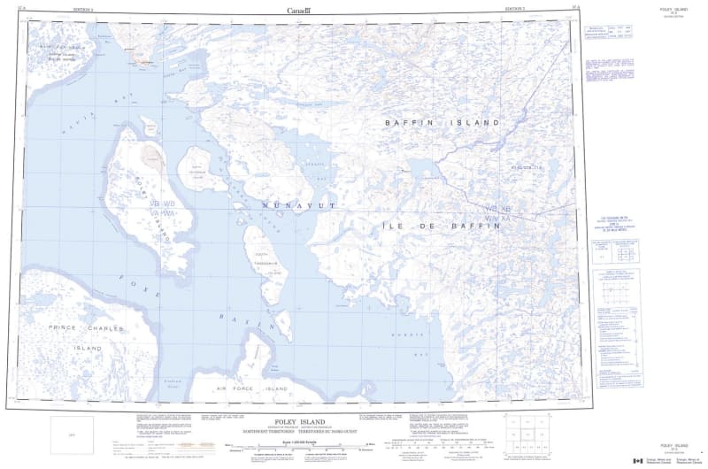 037A - FOLEY ISLAND - Topographic Map