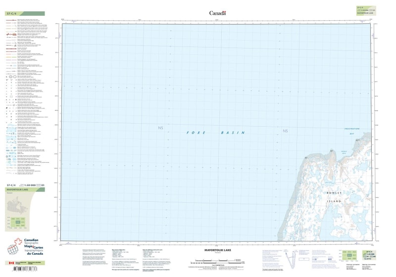 037C04 - MAYORTOLIK LAKE - Topographic Map