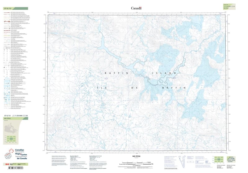 037E13 - NO TITLE - Topographic Map