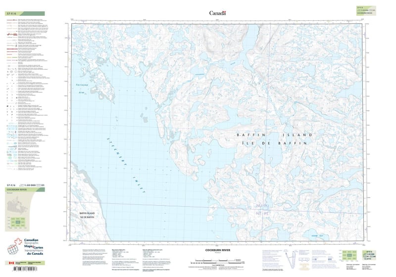 037F06 - COCKBURN RIVER - Topographic Map