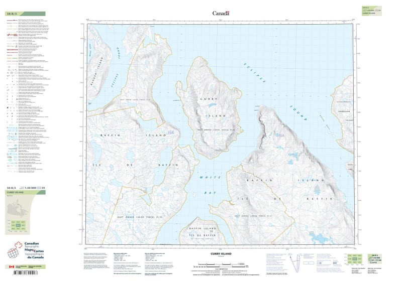 038B05 - CURRY ISLAND - Topographic Map