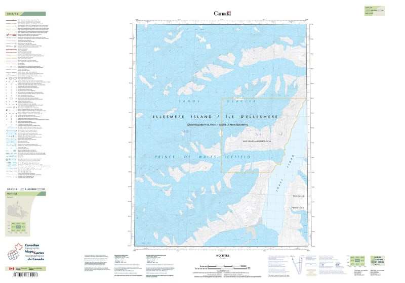 039F14 - NO TITLE - Topographic Map