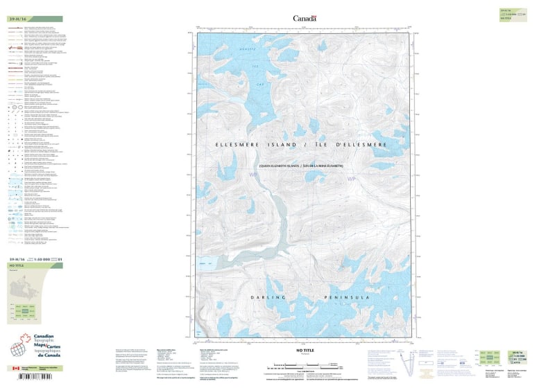 039H16 - NO TITLE - Topographic Map