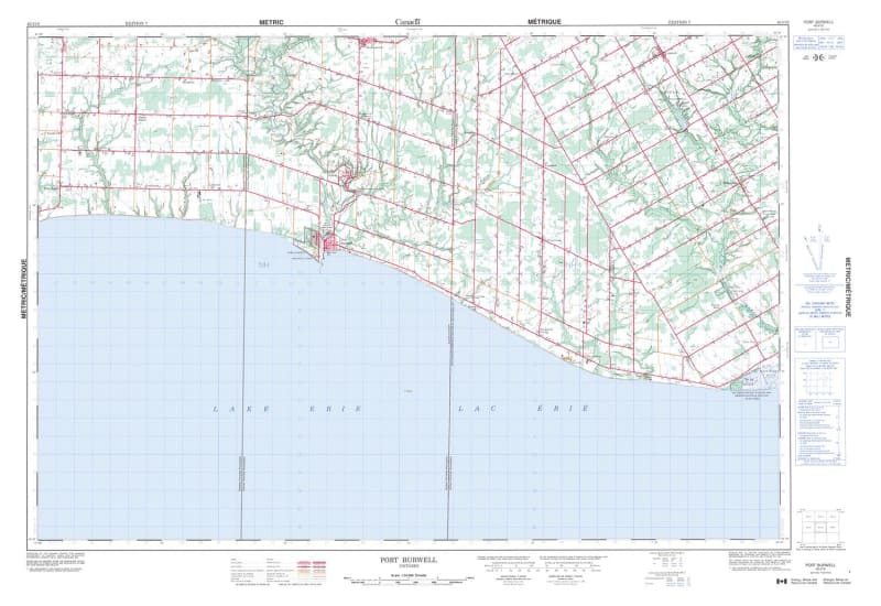 040I10 - PORT BURWELL - Topographic Map