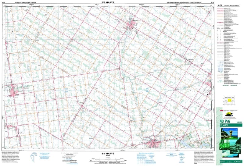 040P06 - ST. MARYS - Topographic Map