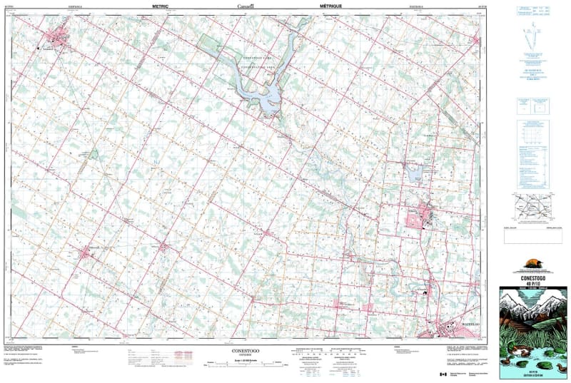 040P10 - CONESTOGO - Topographic Map