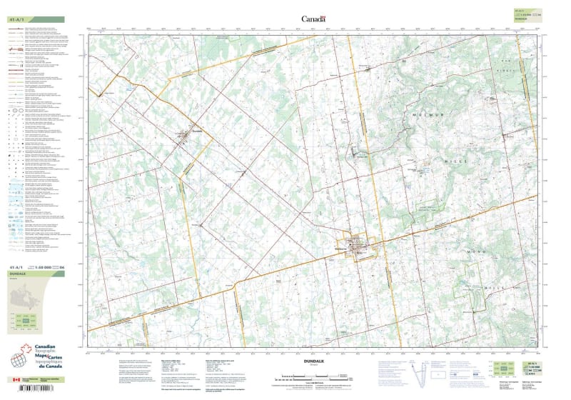 041A01 - DUNDALK - Topographic Map