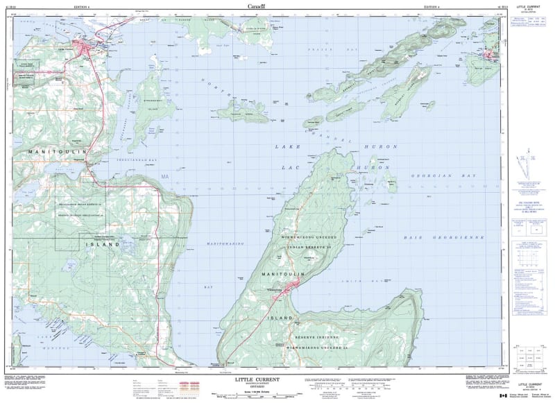 041H13 - LITTLE CURRENT - Topographic Map