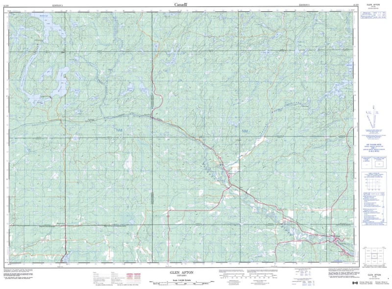041I09 - GLEN AFTON - Topographic Map