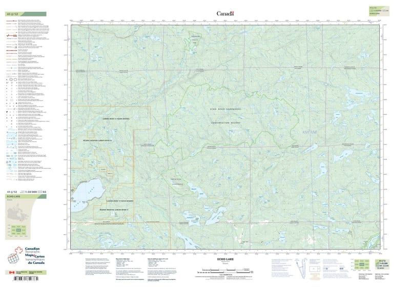 041J12 - ECHO LAKE - Topographic Map