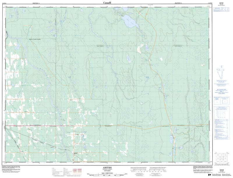 042H02 - ABITIBI - Topographic Map