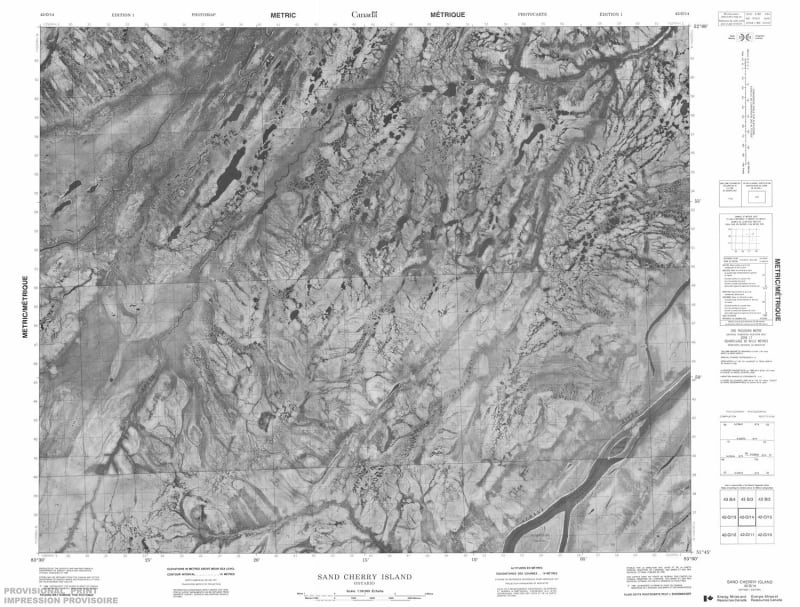 042O14 - SAND CHERRY ISLAND - Topographic Map