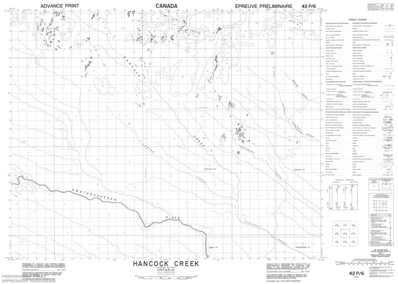 042P06 - HANCOCK CREEK - Topographic Map