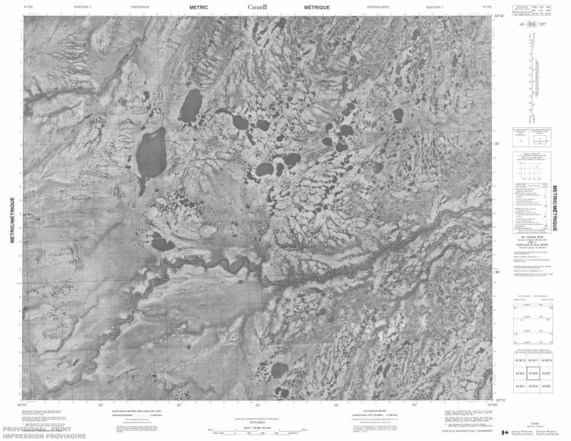 043B06 - NO TITLE - Topographic Map