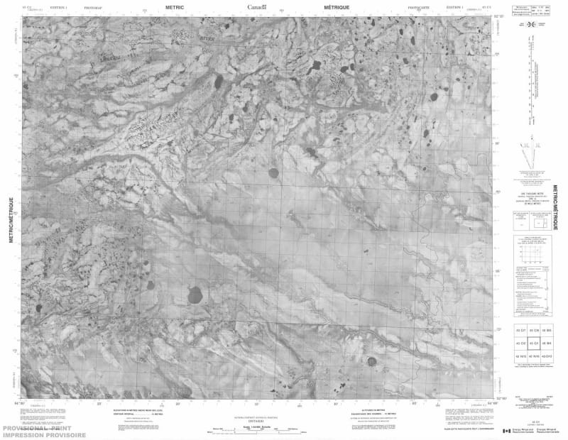 043C01 - NO TITLE - Topographic Map