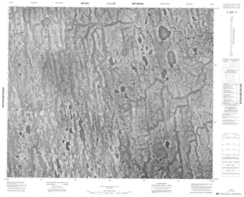 043E02 - NO TITLE - Topographic Map