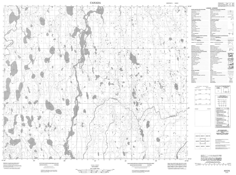 043E06 - NO TITLE - Topographic Map