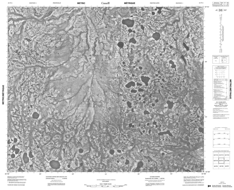 043F11 - NO TITLE - Topographic Map