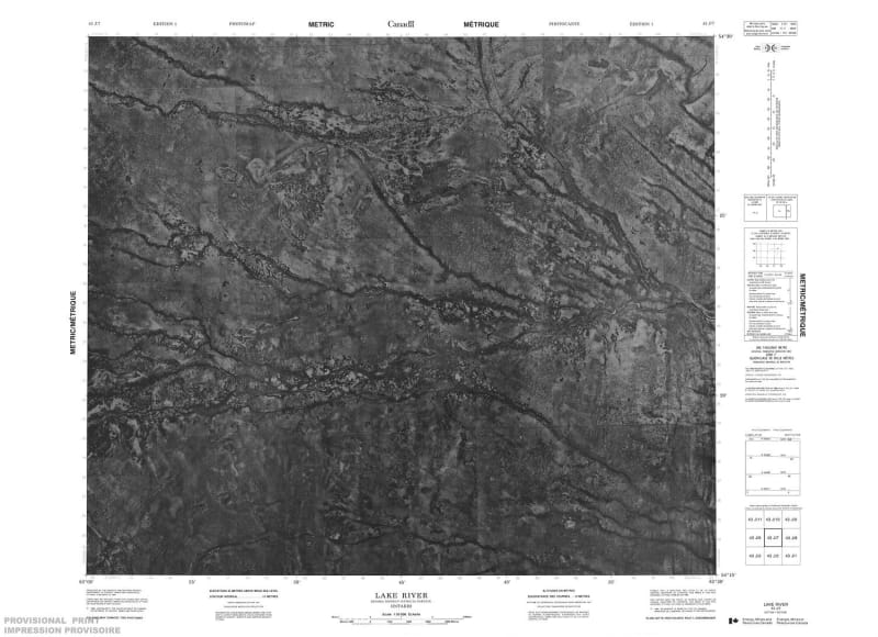043J07 - LAKE RIVER - Topographic Map