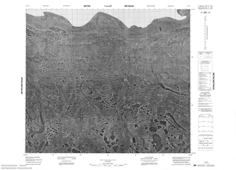 043O03 - NO TITLE - Topographic Map