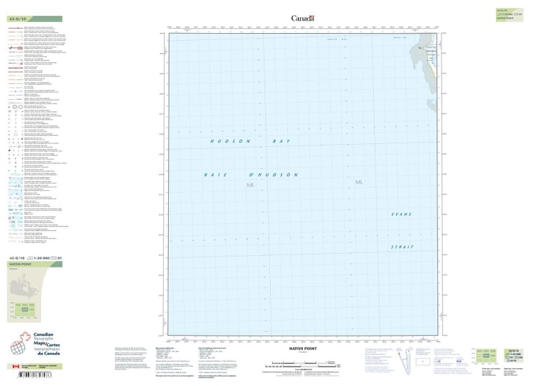 045O10 - NATIVE POINT - Topographic Map
