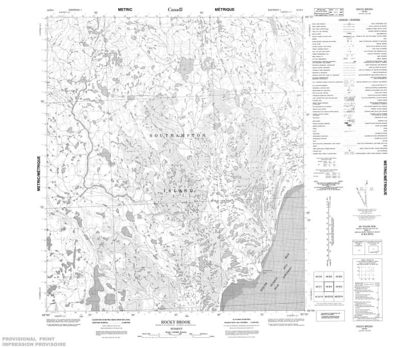 046B04 - ROCKY BROOK - Topographic Map